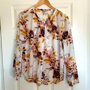 Bass long sleeve blouse